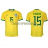 Original Fußballtrikot Brasilien Fabinho 15 Heimtrikot WM 2022 Für Herren